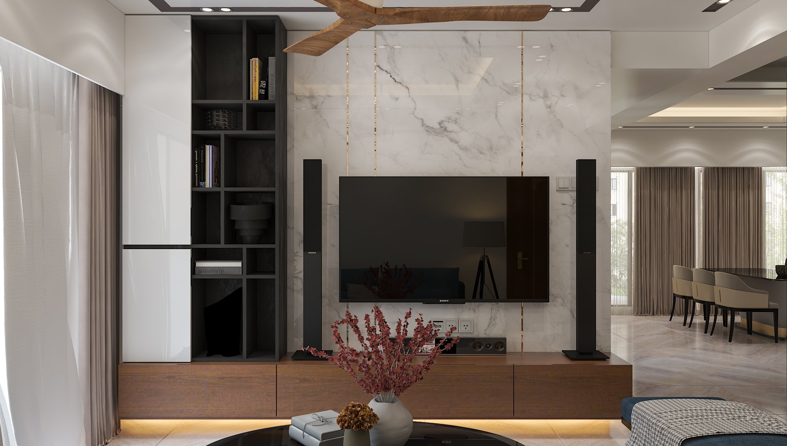 C-57 Mohanagar — family living room visualization